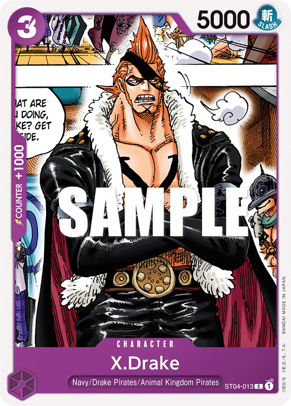 X.Drake One Piece card