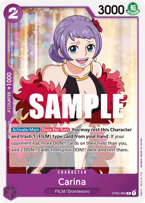 Carina One Piece card