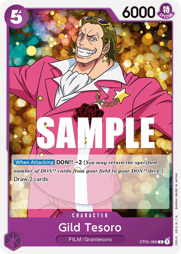 Gild Tesoro One Piece card