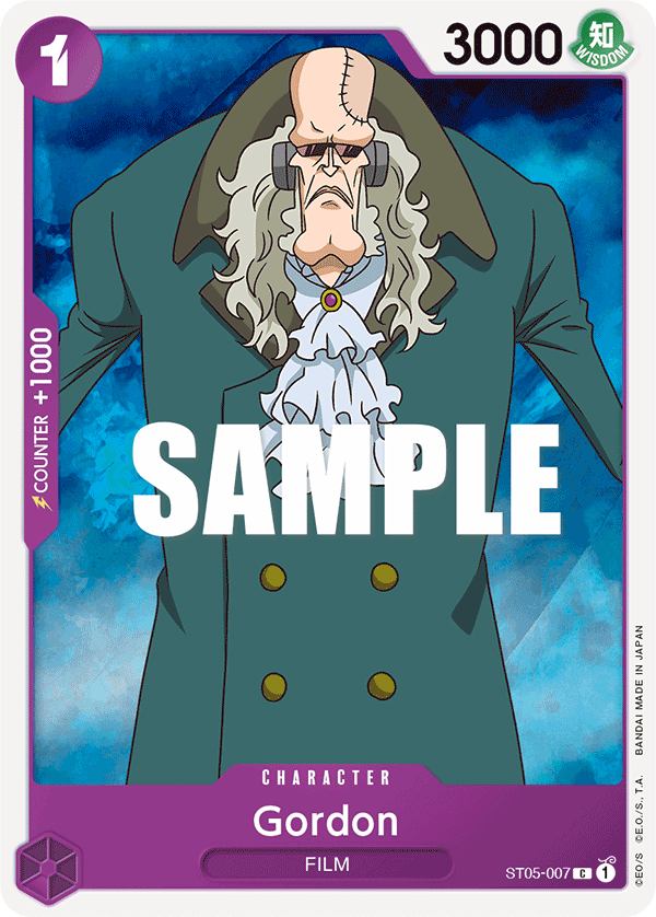 Gordon One Piece card