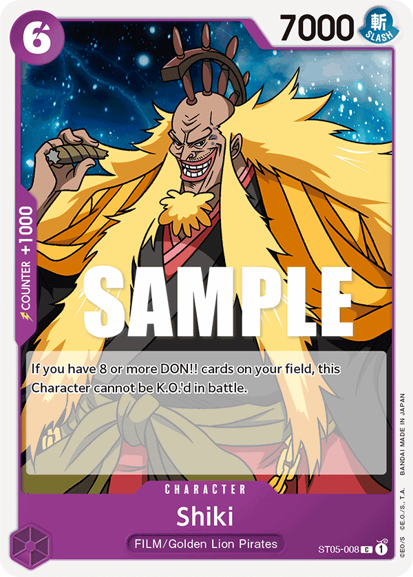 Shiki One Piece card