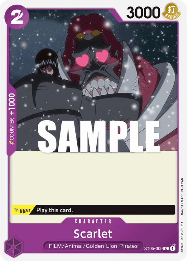 Scarlet One Piece card