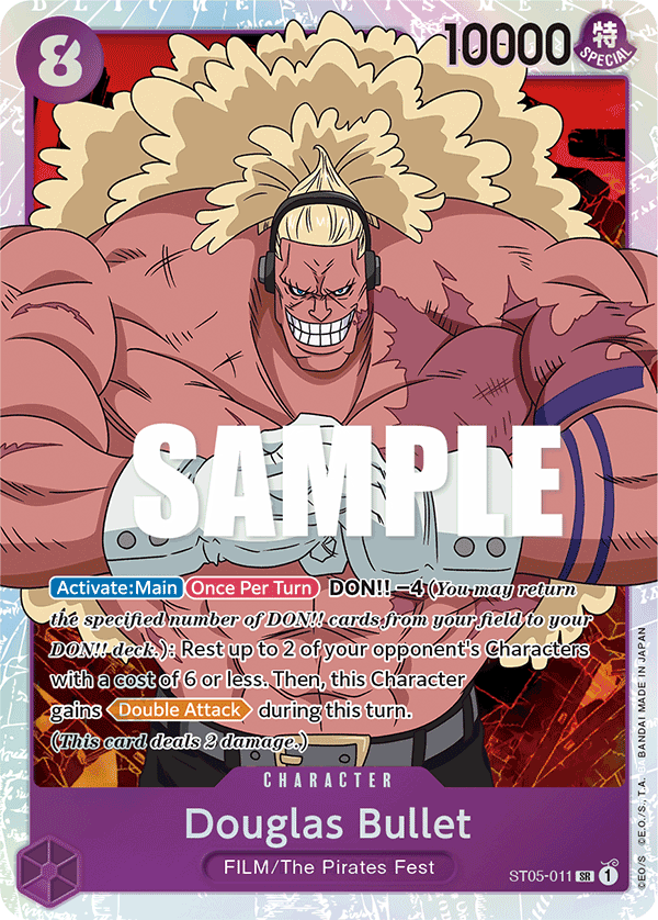 Douglas Bullet One Piece card