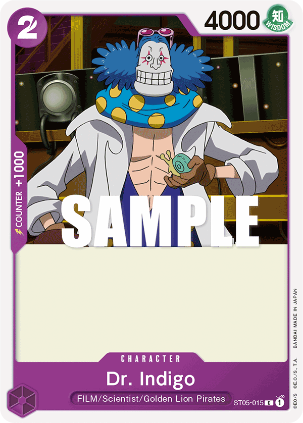 Dr. Indigo One Piece card