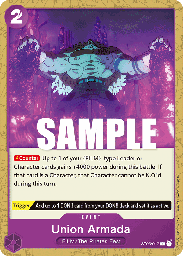 Union Armada One Piece card