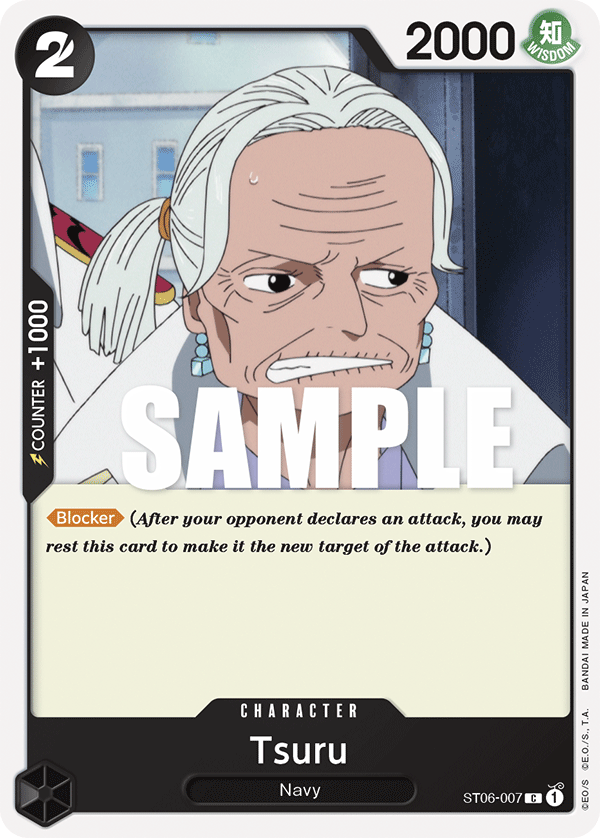 Tsuru One Piece card
