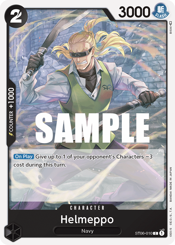 Helmeppo One Piece card