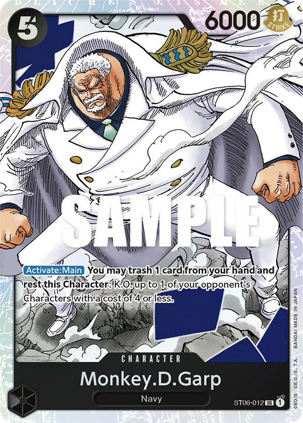 Monkey.D.Garp One Piece card