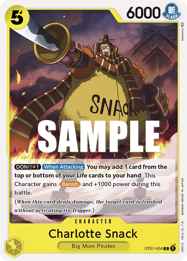 Charlotte Snack One Piece card