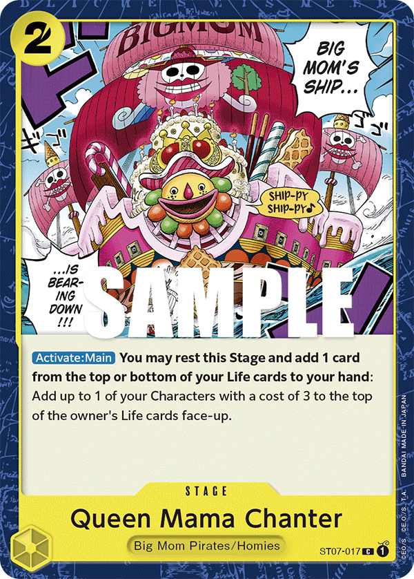 Queen Mama Chanter One Piece card