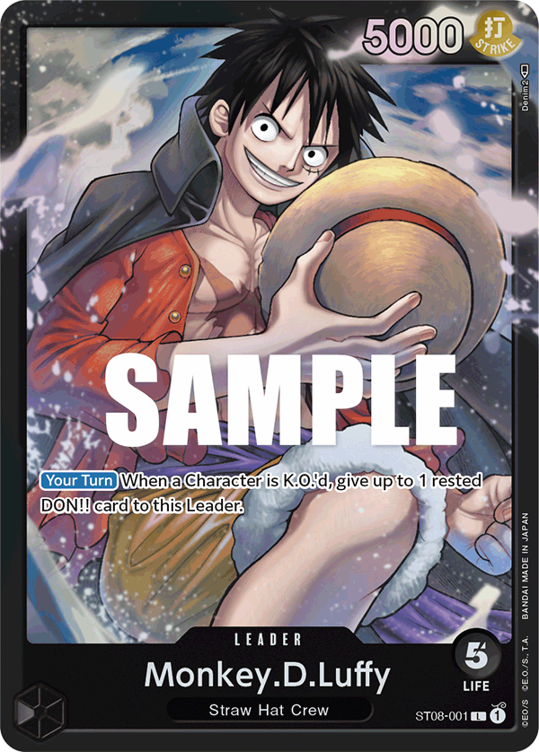 Monkey.D.Luffy One Piece card