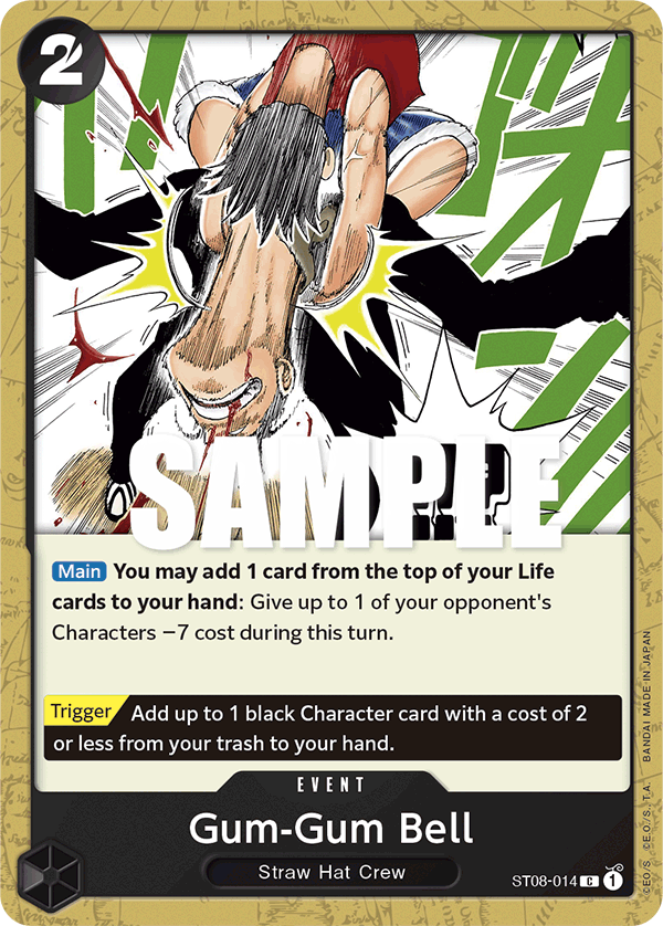 Gum-Gum Bell One Piece card