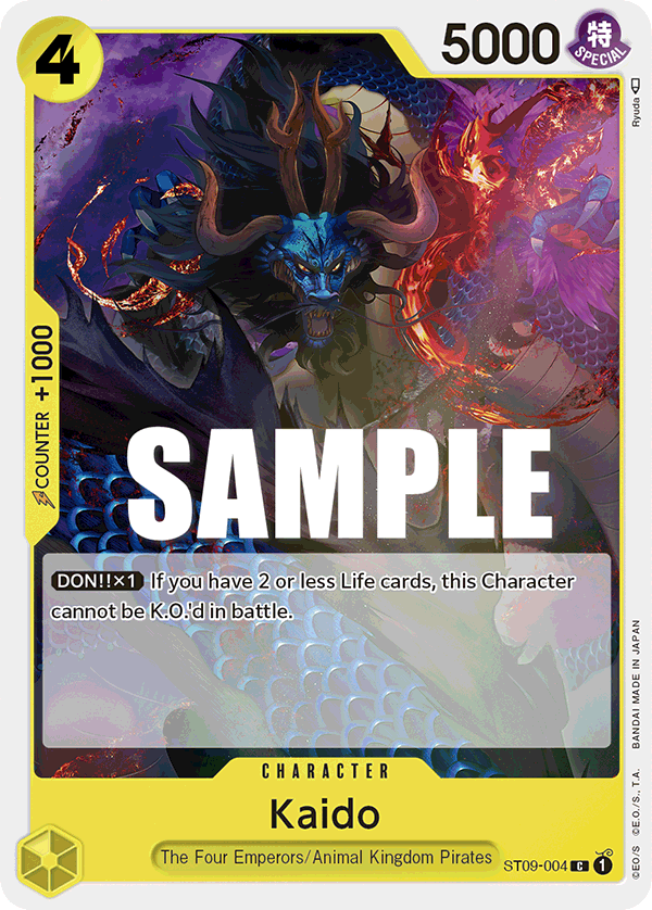 Kaido One Piece card