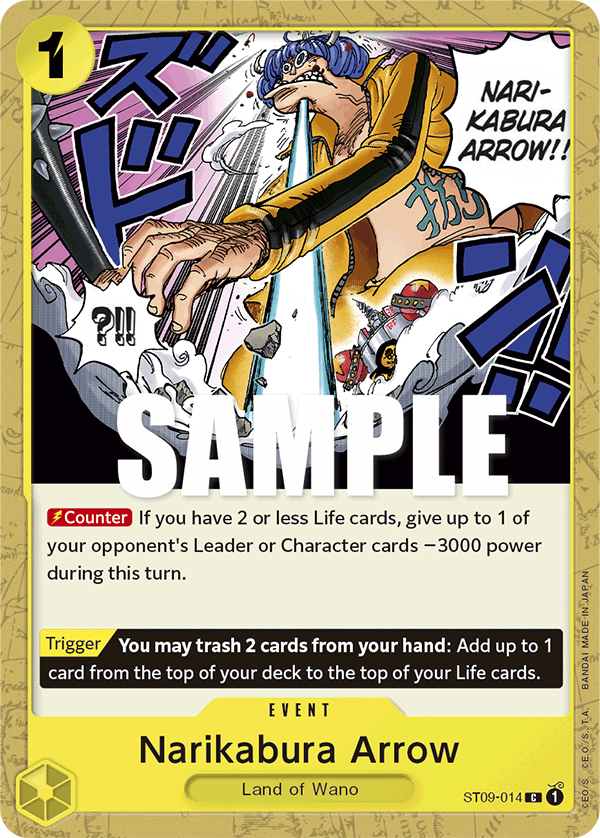 Narikabura Arrow One Piece card