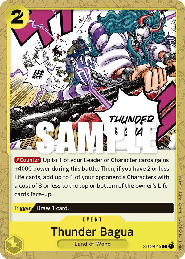Thunder Bagua One Piece card