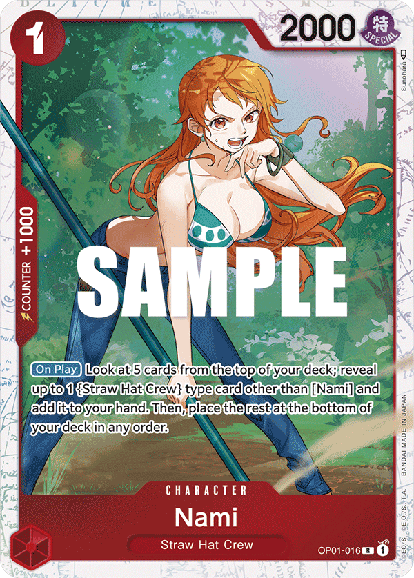 Nami One Piece card