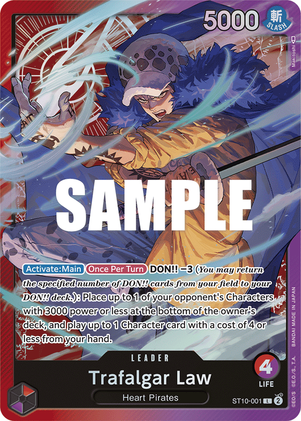 Trafalgar Law One Piece card