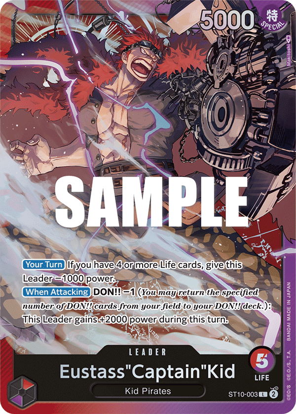 Eustass"Captain"Kid One Piece card