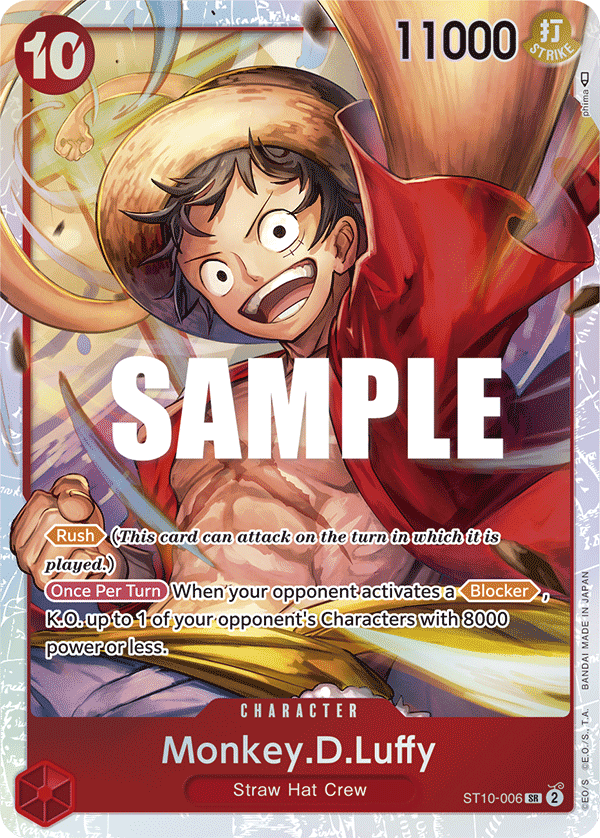 Monkey.D.Luffy One Piece card