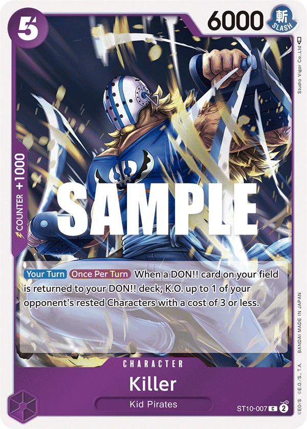 Killer One Piece card