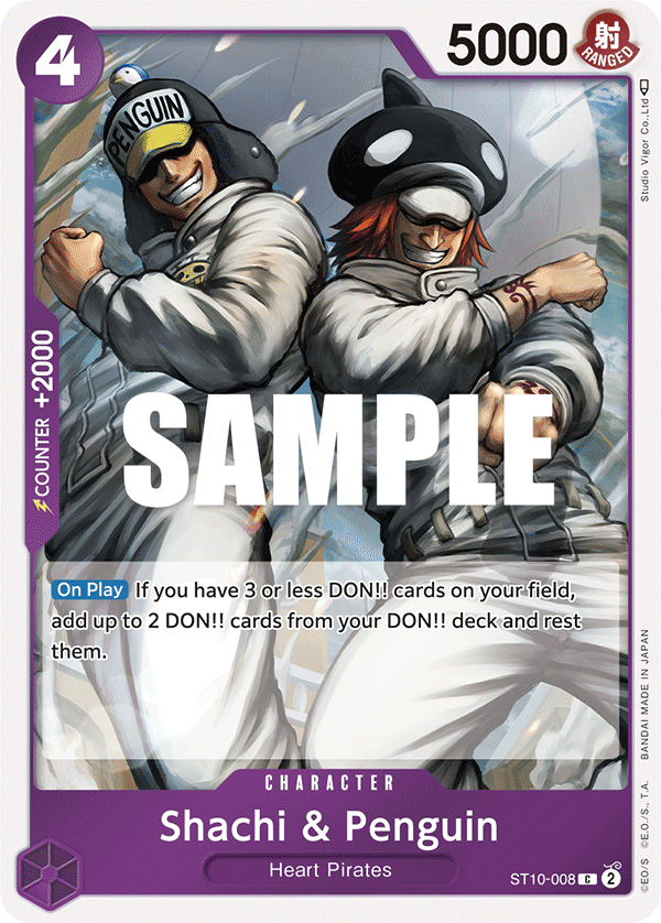 Shachi & Penguin One Piece card