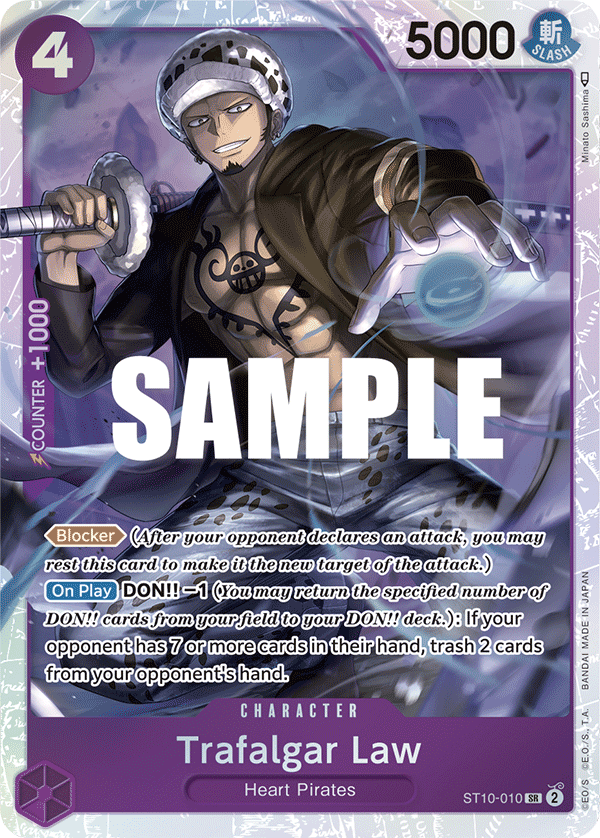 Trafalgar Law One Piece card