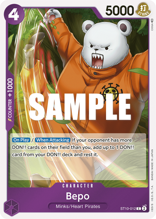 Bepo One Piece card