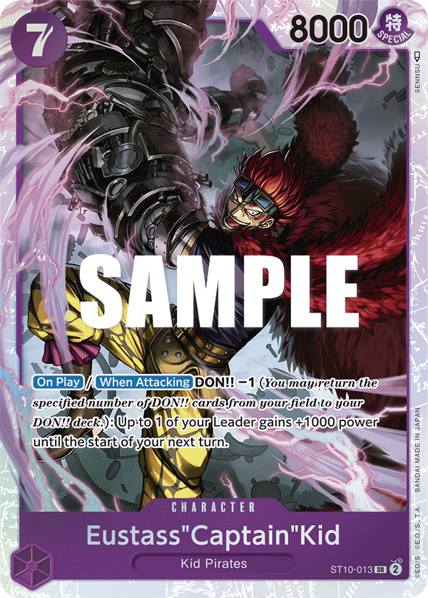 Eustass"Captain"Kid One Piece card