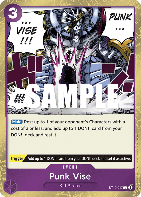 Punk Vise One Piece card
