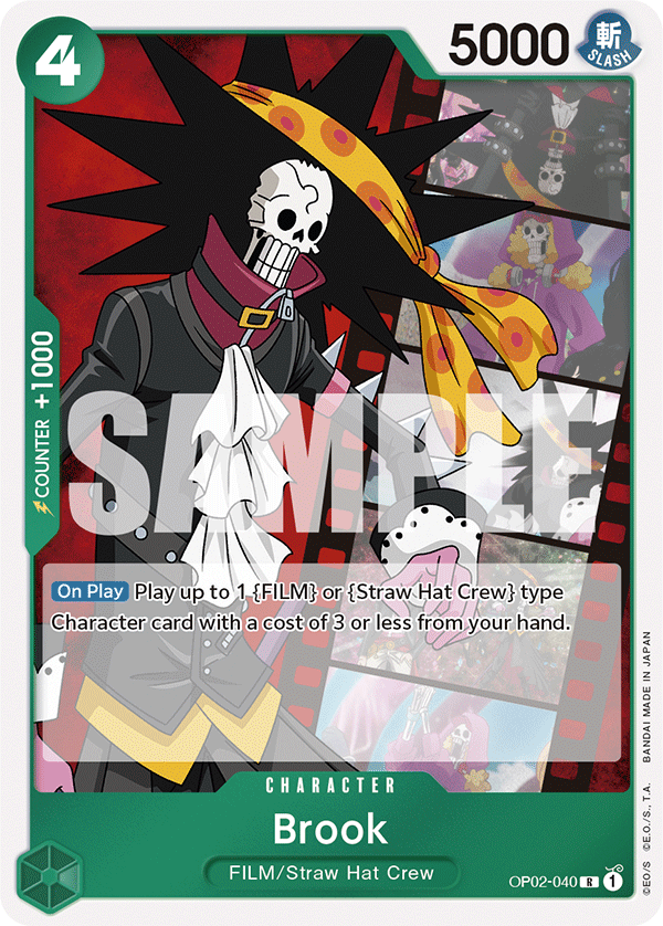 Brook One Piece card