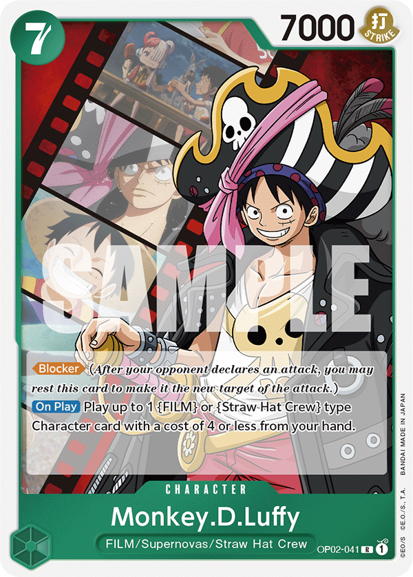 Monkey.D.Luffy One Piece card