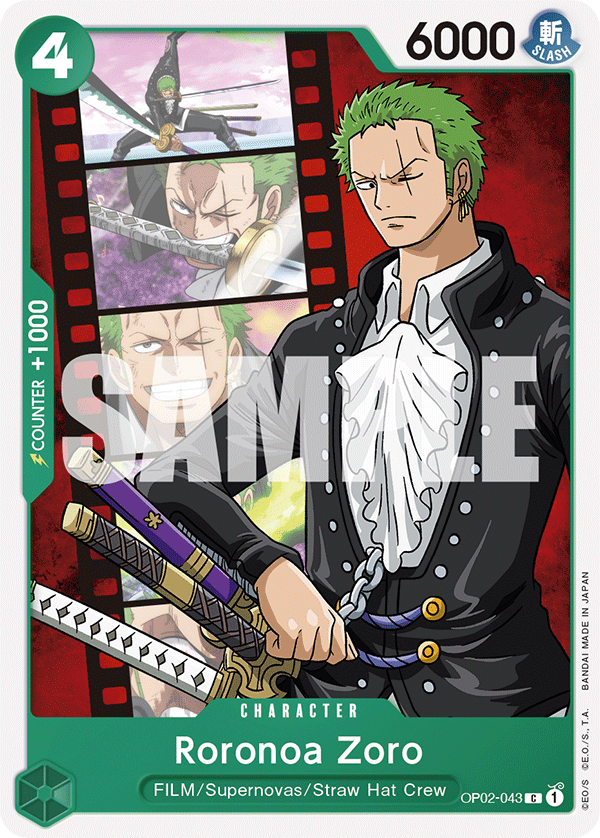 Roronoa Zoro One Piece card