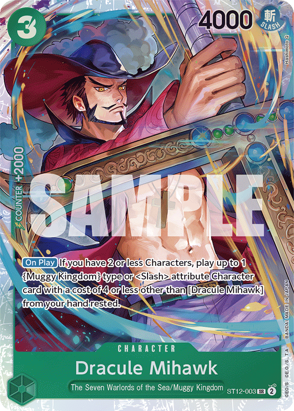 Dracule Mihawk One Piece card