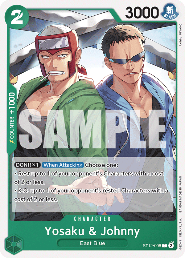 Yosaku & Johnny One Piece card