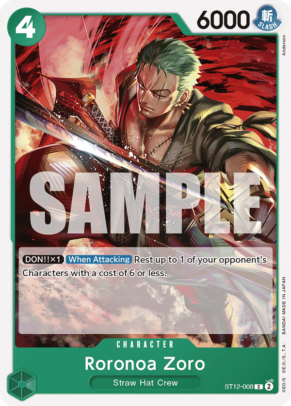 Roronoa Zoro One Piece card