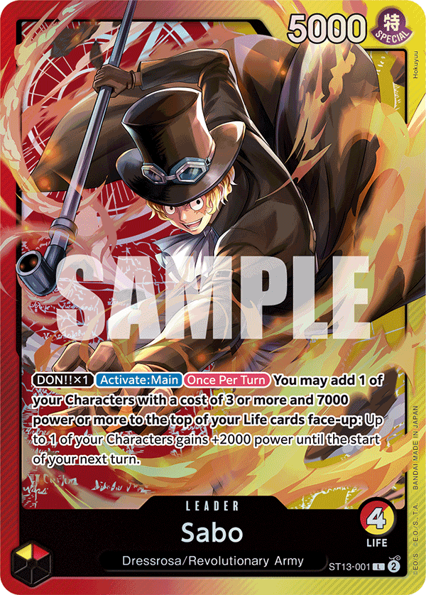 Sabo One Piece card