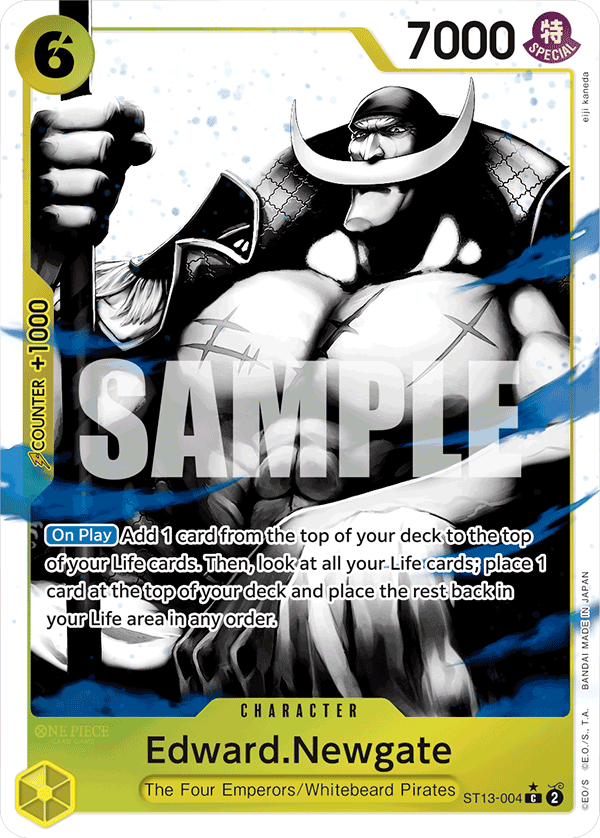 Edward.Newgate One Piece card