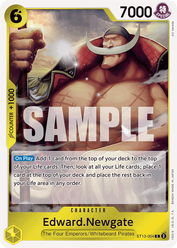 Edward.Newgate One Piece card
