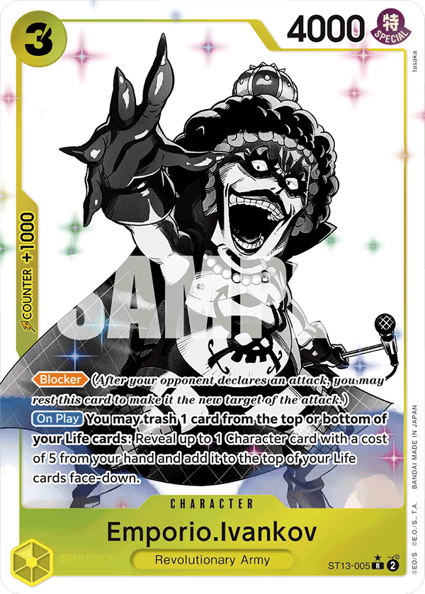 Emporio.Ivankov One Piece card