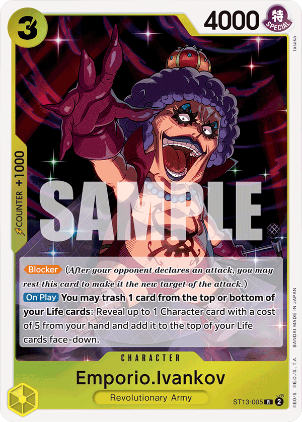 Emporio.Ivankov One Piece card