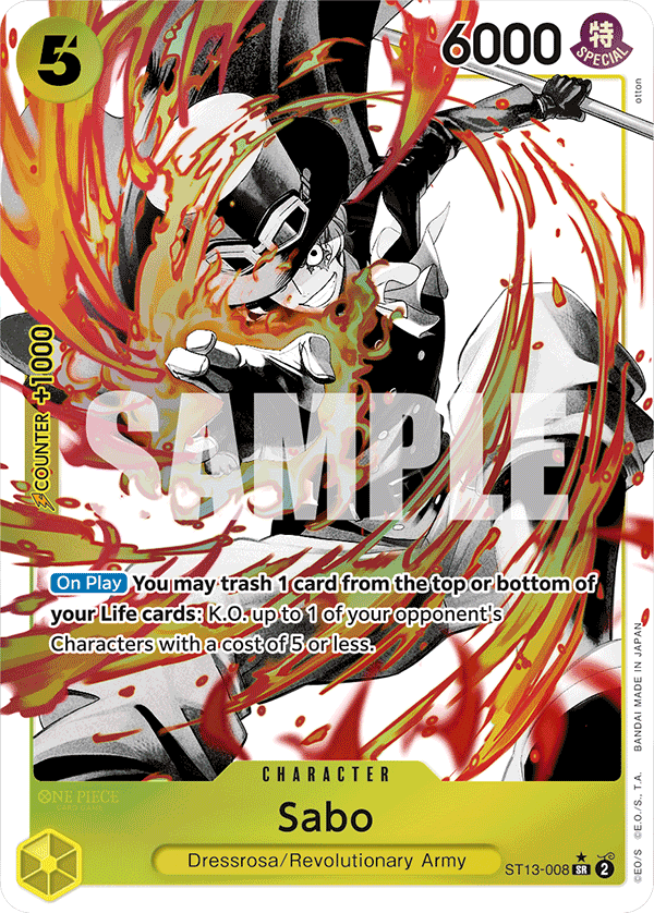 Sabo One Piece card