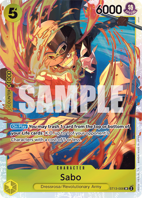 Sabo One Piece card