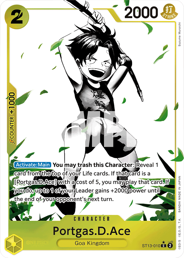 Portgas.D.Ace One Piece card