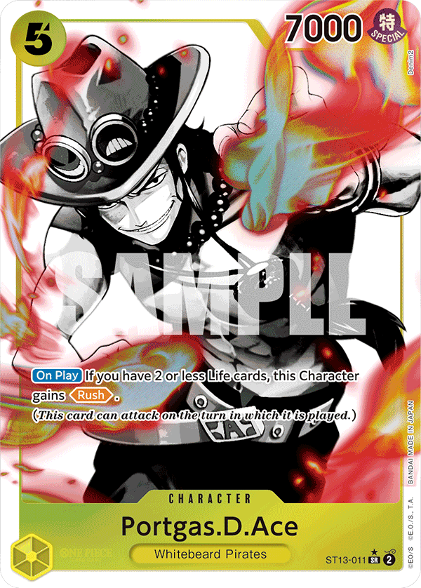 Portgas.D.Ace One Piece card