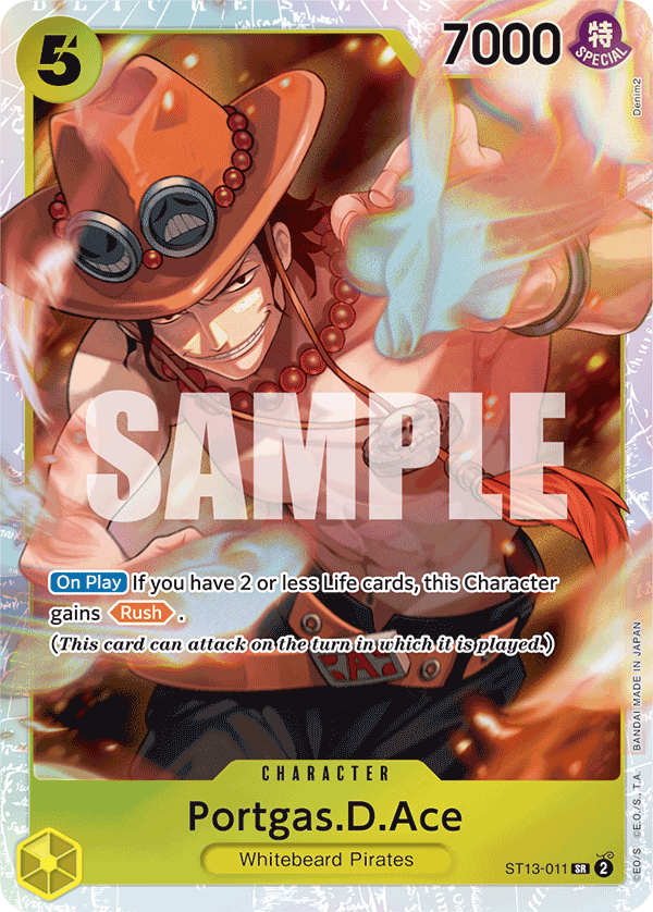 Portgas.D.Ace One Piece card