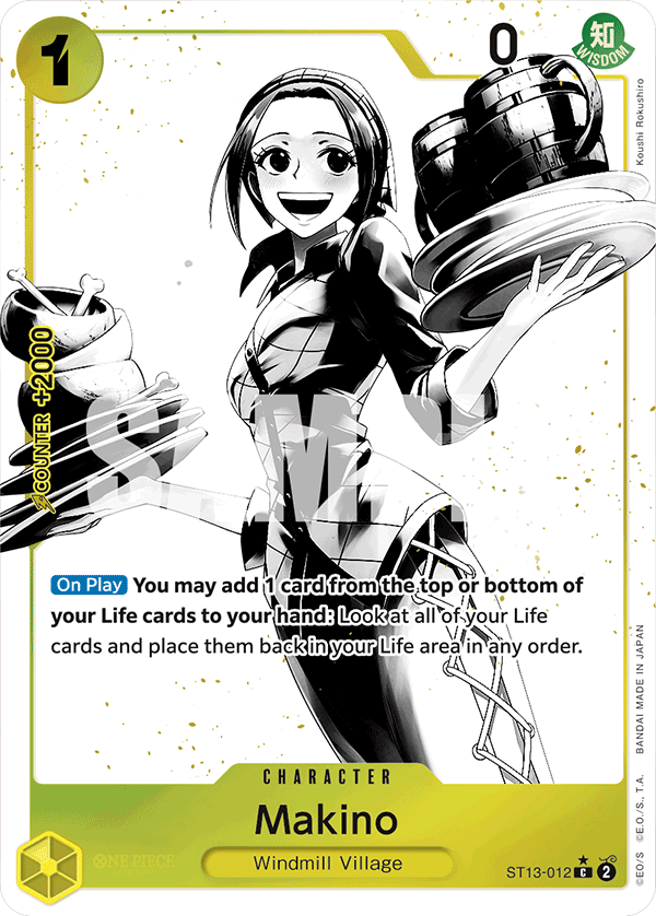 Makino One Piece card