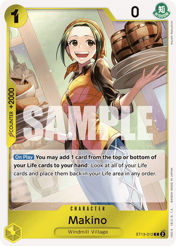 Makino One Piece card