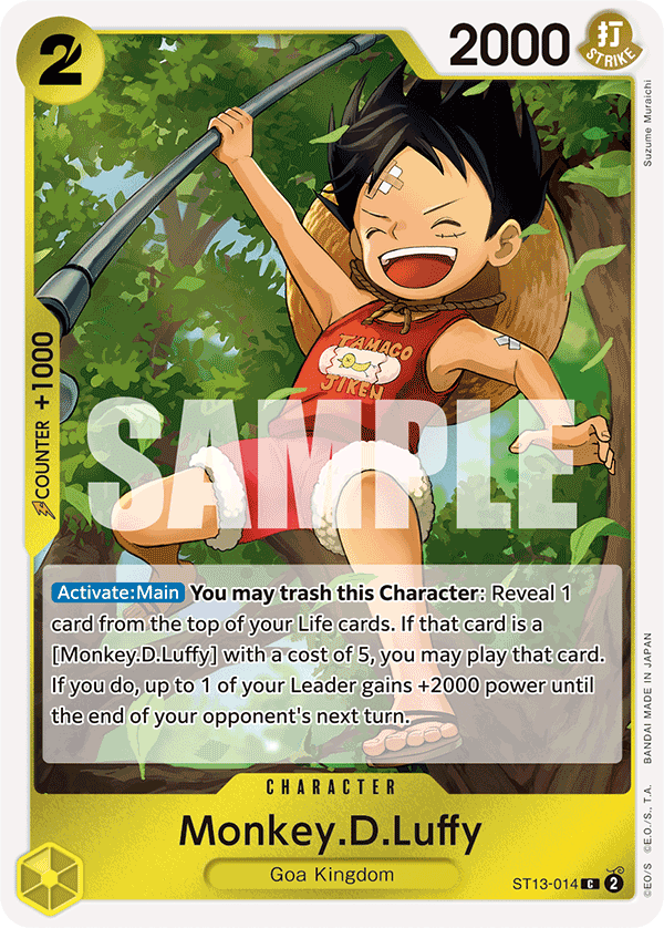 Monkey.D.Luffy One Piece card