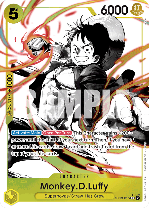 Monkey.D.Luffy One Piece card