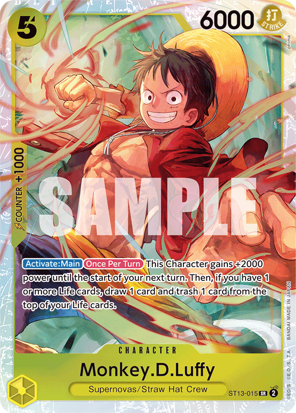 Monkey.D.Luffy One Piece card
